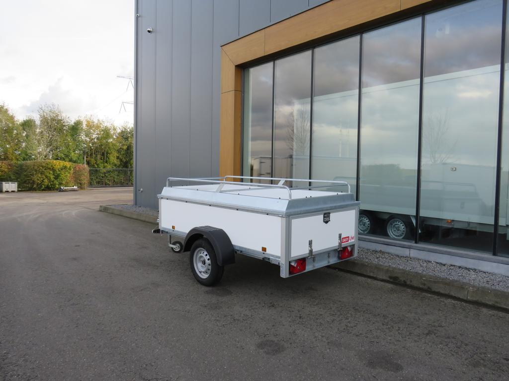 Easyline Gesloten aanhangwagen enkelas 250x130x60cm 750kg